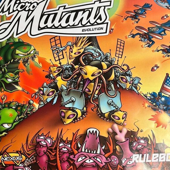 Micro mutants evolution Nexus Games 2007 Fantasy Flight Board Game 100 complete - Picture 4 of 16